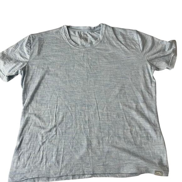MerinoTech Lite Merino Wool T Shirt Short Sleeve Blue Women Size XL - Picture 1 of 10